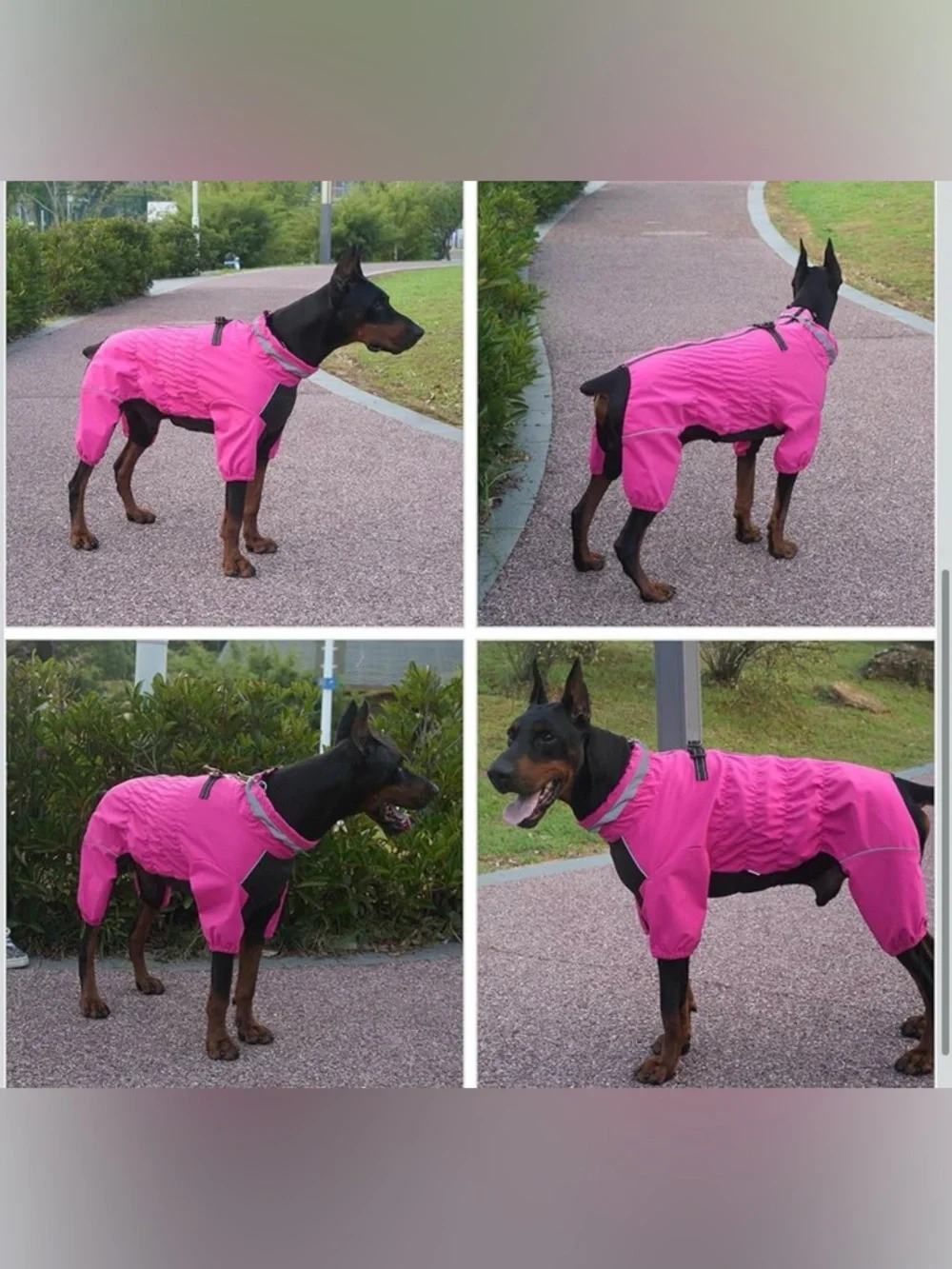 NWT 21.5” Back Full Body Outdoor Jacket with Leash Ring, Fleece Lining